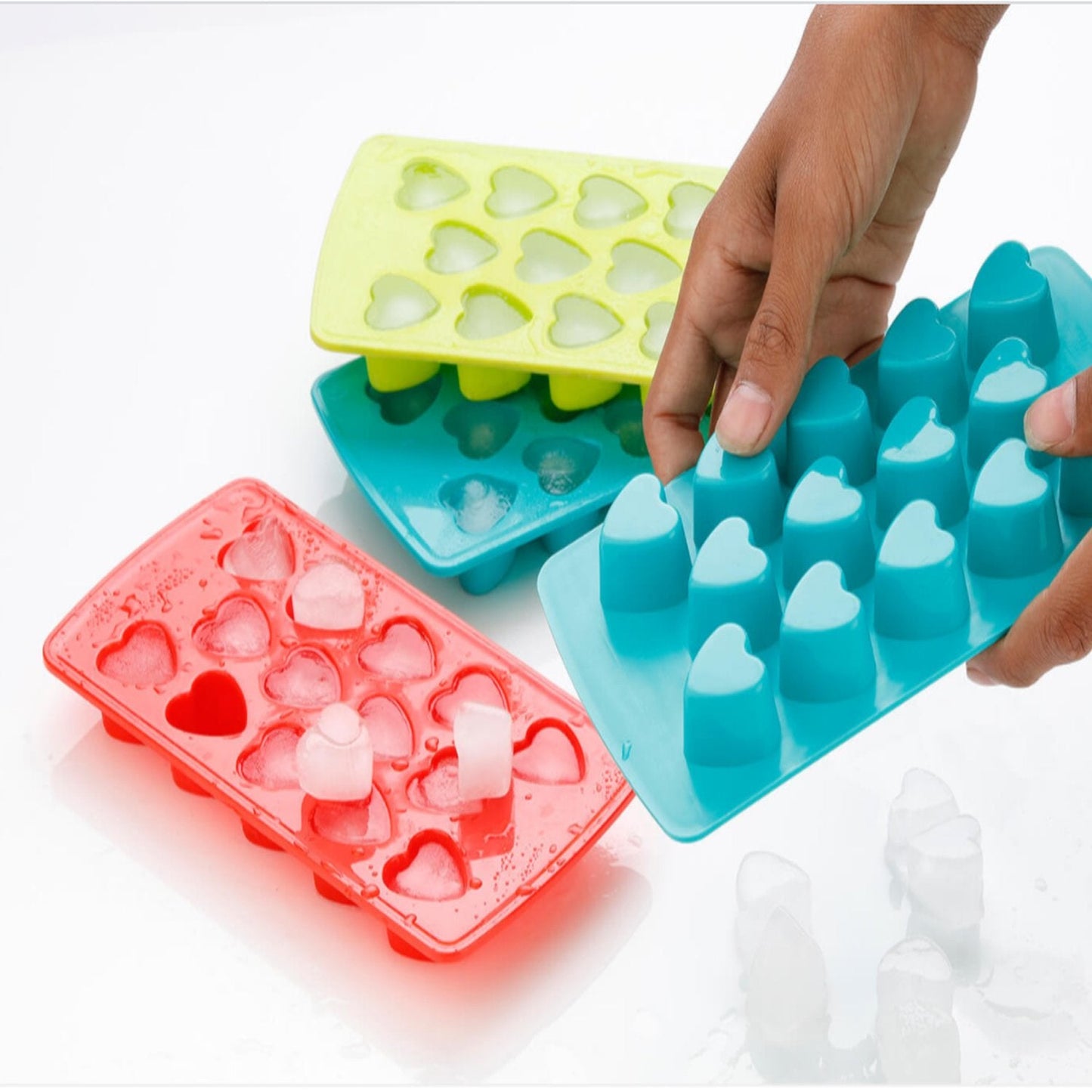 1133  Heart Shape Ice Cube Tray Wukusy