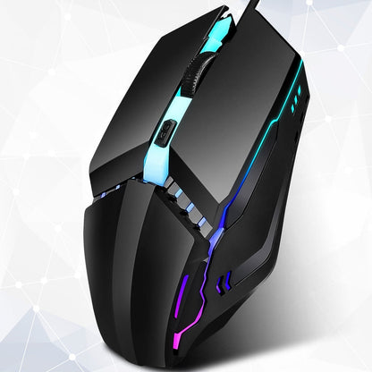 Usb Wired Mouse Ergonomic Design Gaming Mouse (1 Pc) Wukusy