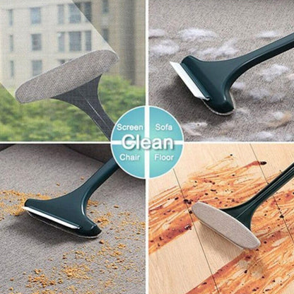 Brush 2 In 1 Mesh Cleaning Brush  Wiper With Extended Handle Window Cleaning Brush Net Cleanermagic Window Cleaner Brush Window Mesh Cleaner (1 Pc) Wukusy