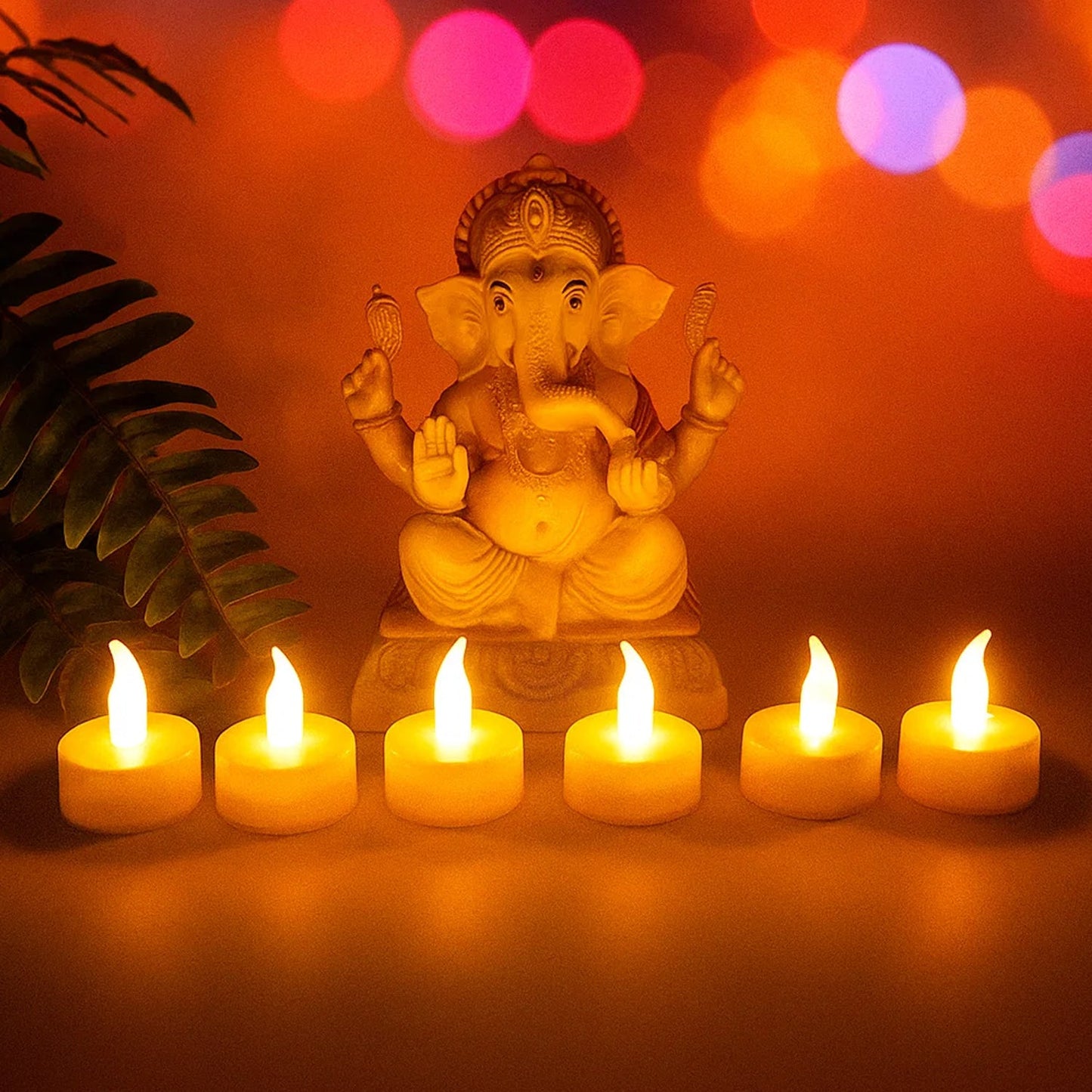 Premium 6 Piece Led Flameless Candle Light Set With Remote Control Wukusy