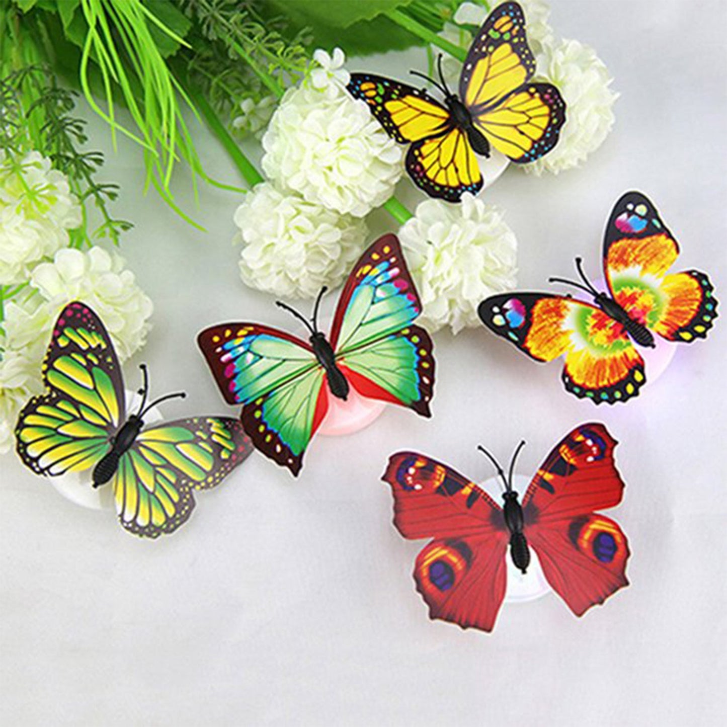 6278 The Butterfly 3d Night Lamp Comes With 3d Illusion Design Suitable For Drawing Room Lobby. Wukusy