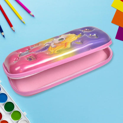 3d Cartoon Zipper Compass Box Pencil Box (1 Pc) Wukusy