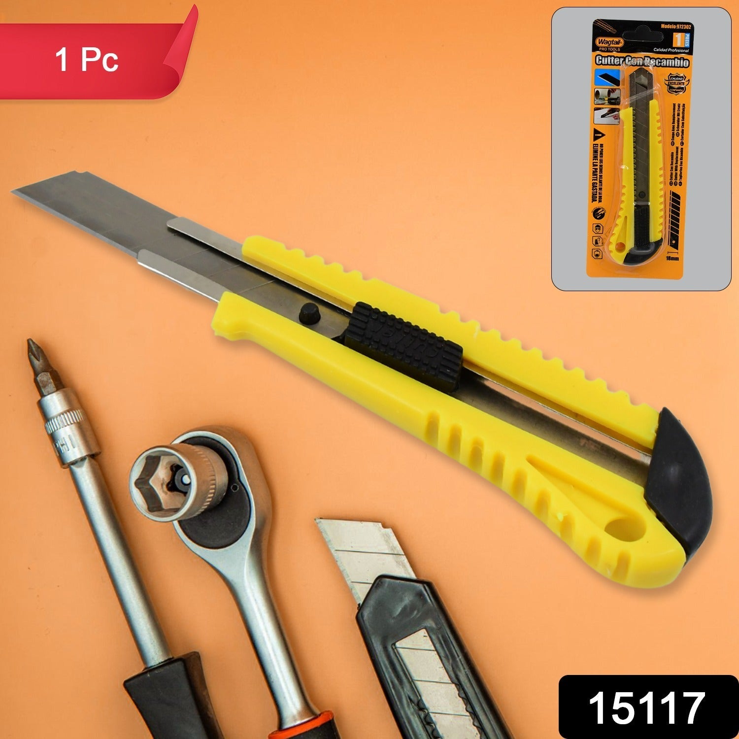 Heavy Duty Working Cutter Knife (1 Pc) Wukusy