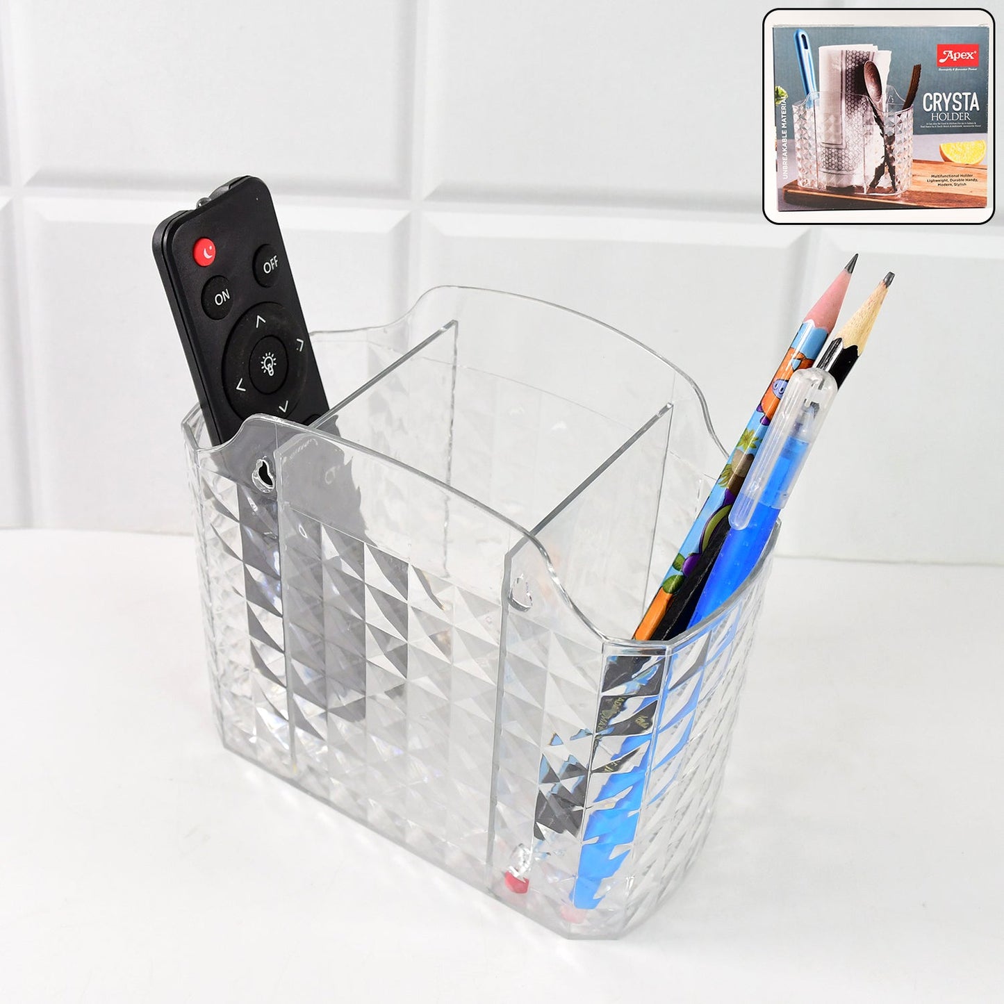 Apex Crysta Multipurpose Organizer Holder (1 Pc) Wukusy