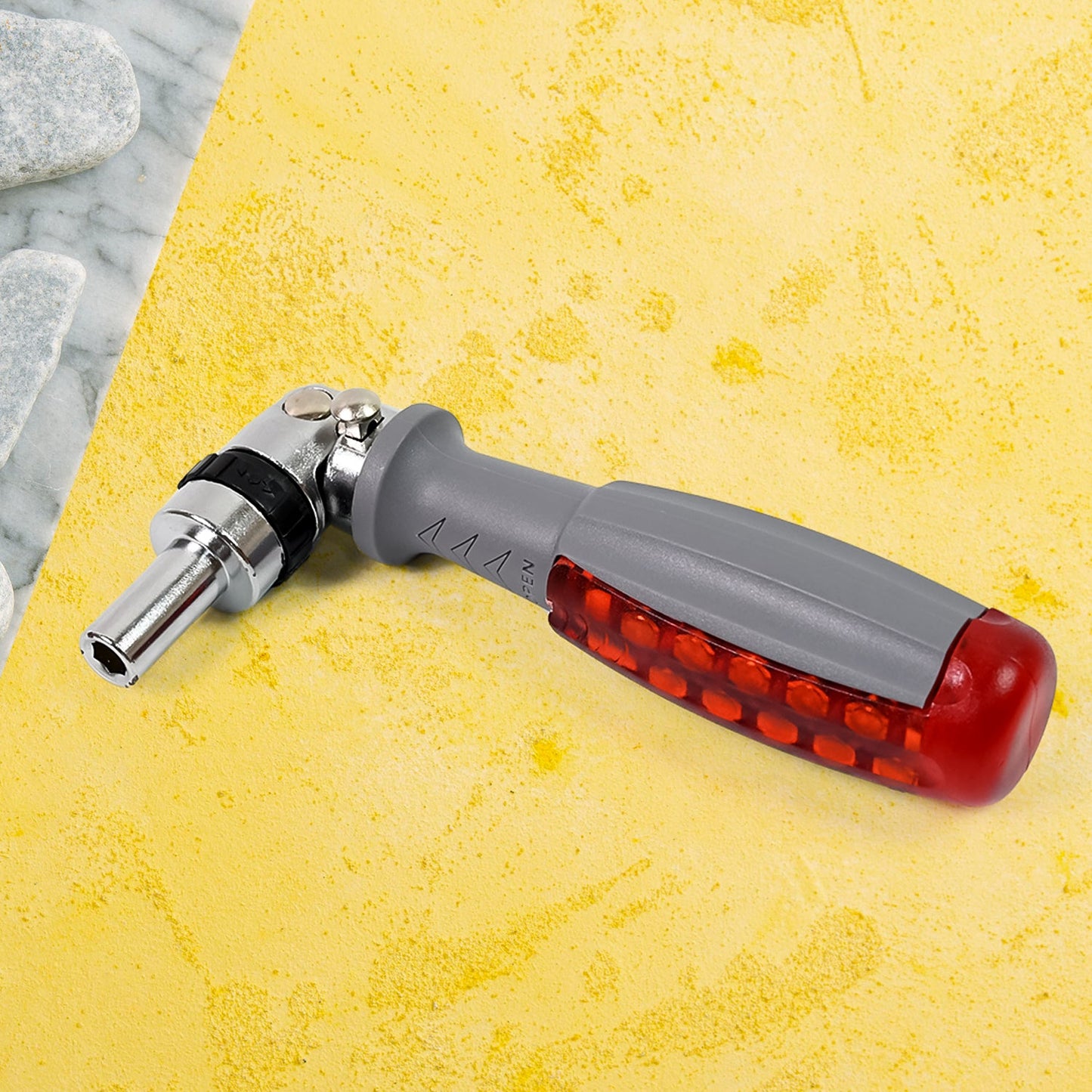 Multi Bits Ratchet Screwdriver Set Adjustable Angle Two-way Ratcheting Screwdriver (1 Set) Wukusy