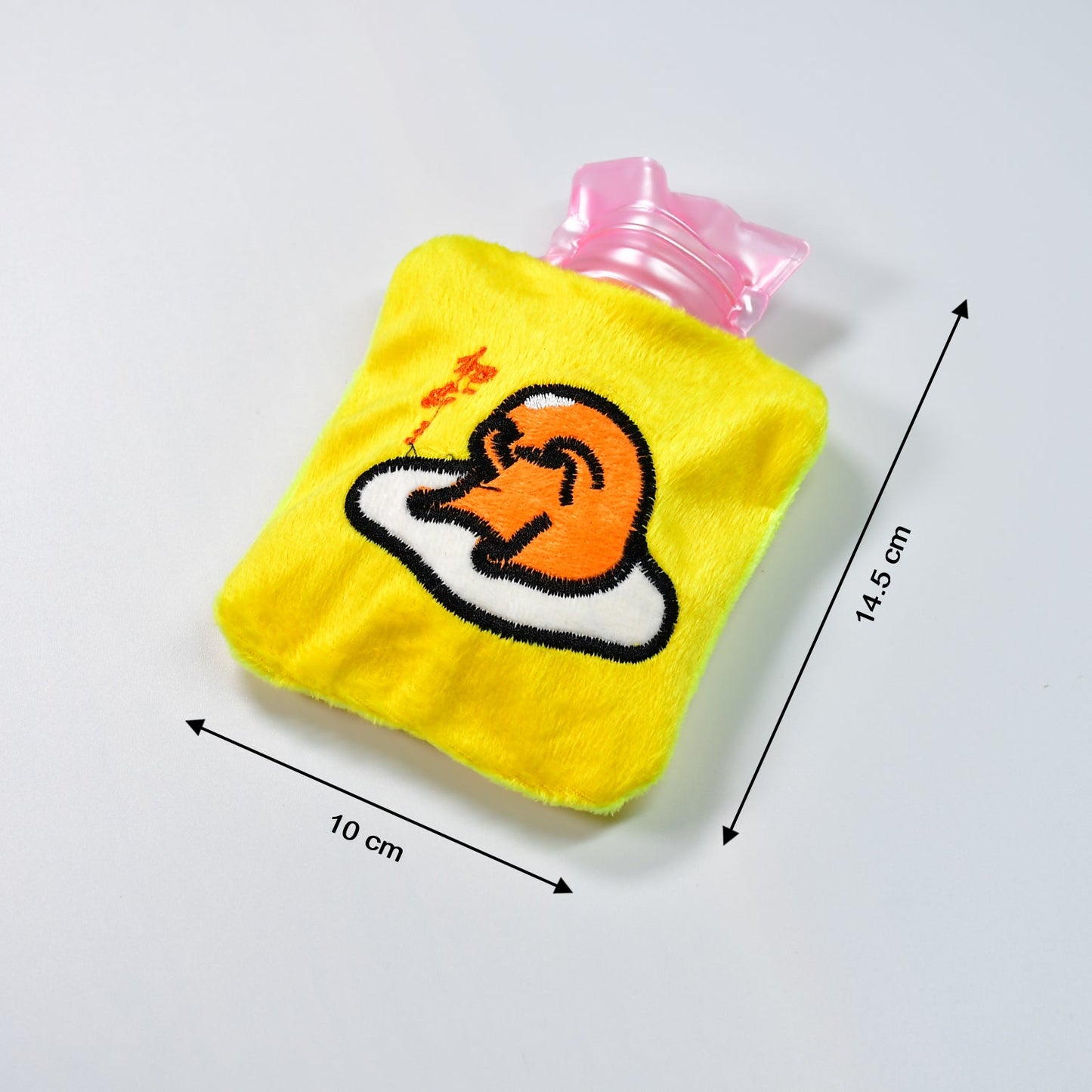 6515 Yellow Duck Head Small Hot Water Bag With Cover For Pain Relief Neck Shoulder Pain And Hand Feet Warmer Menstrual Cramps. Wukusy