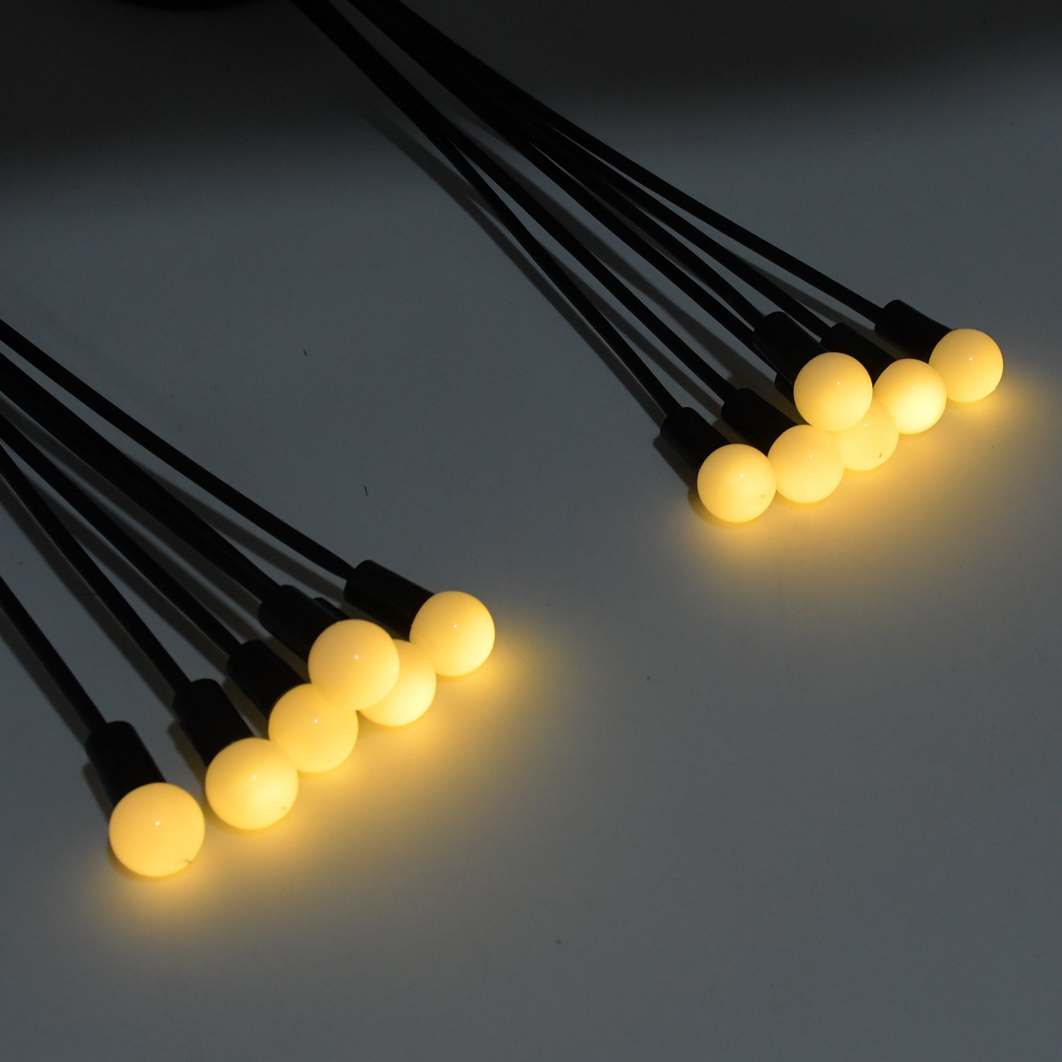 9129 Solar Garden Lights Solar - Powered Firefly Lamp New Upgraded Solar Firefly Lights Outdoor Waterproof Solar Outdoor Decorative Lights For Yard Gardening Patio Backyard Pathway Dcor (2 Pcs Set 12 Led (Warm Light)) Wukusy