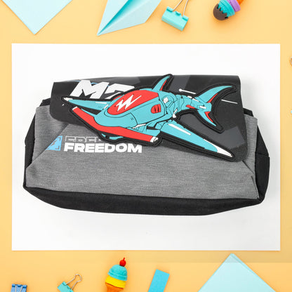 Pencil Pouch With Zipper (1 Pc  2 Compartment ) Wukusy