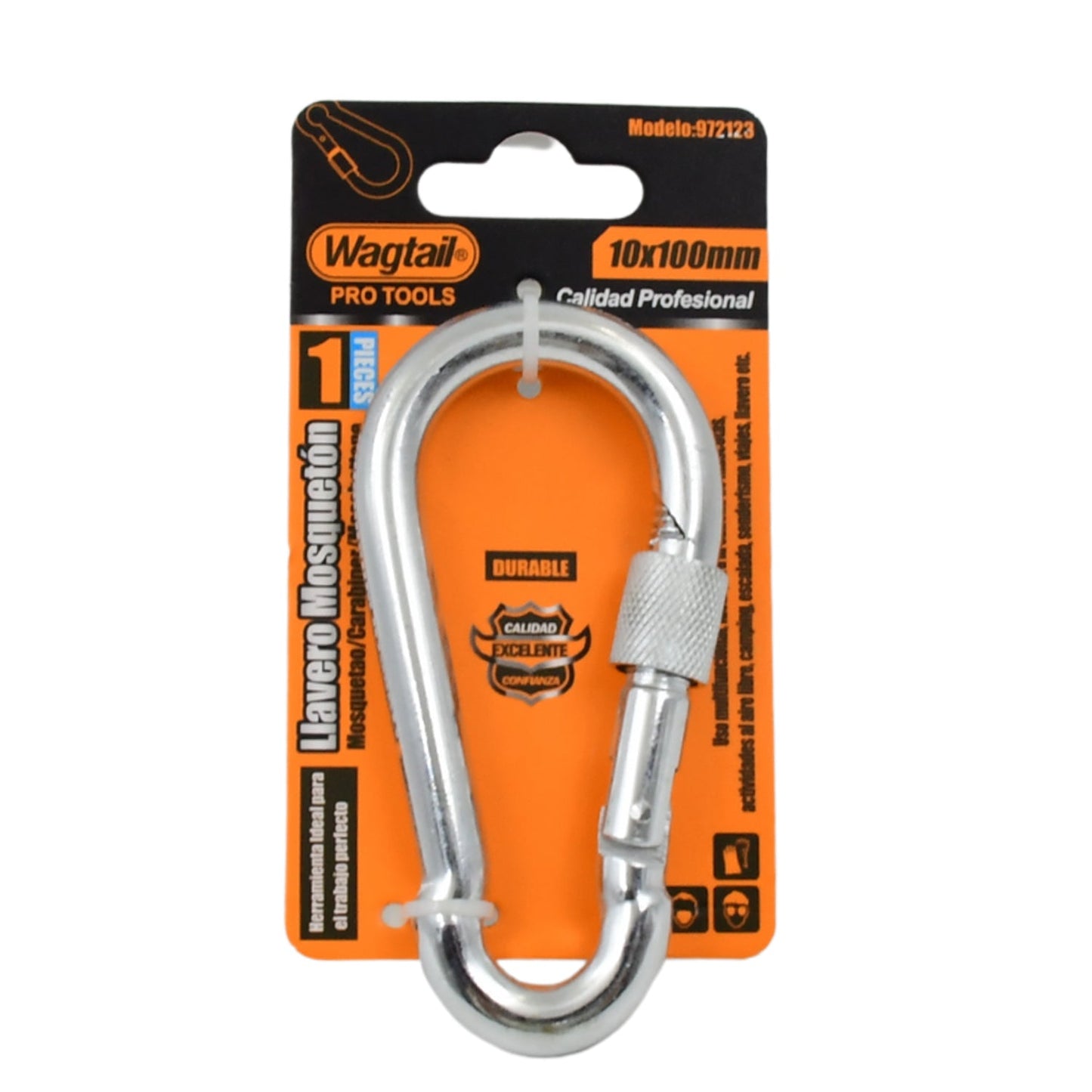 Snap Hook With Screw-stainless Steel Snap Hook Clip Heavy Duty Carabiner Clip (10100 Mm  1 Pc) Wukusy