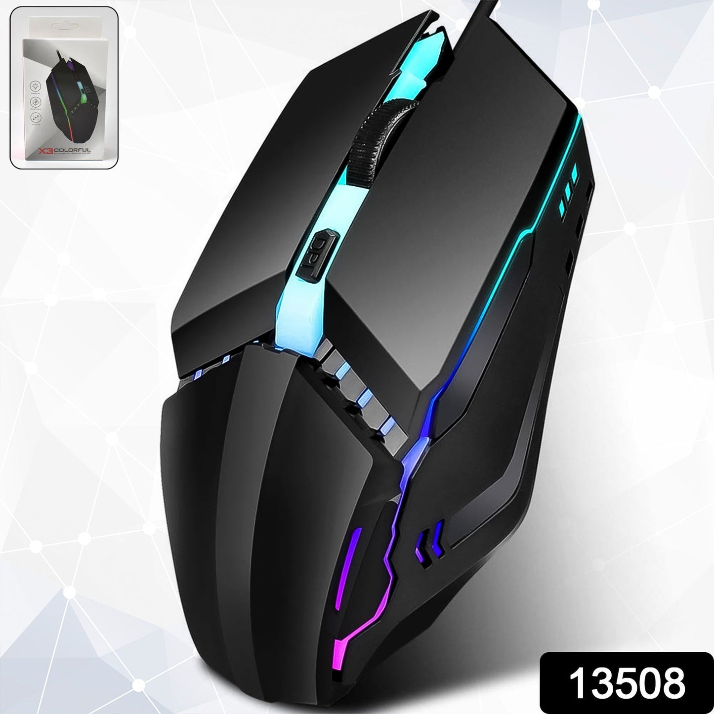 Usb Wired Mouse Ergonomic Design Gaming Mouse (1 Pc) Wukusy