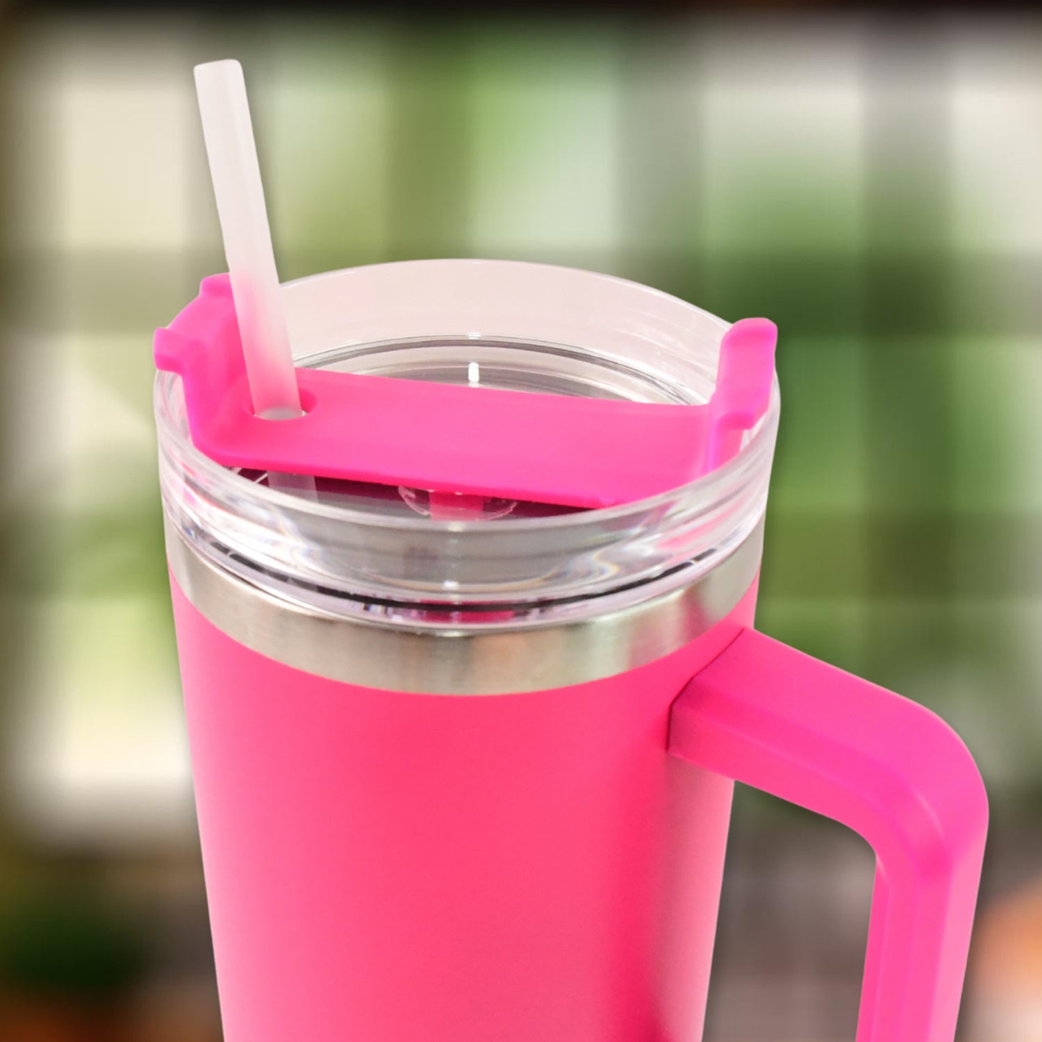 Pink Extra Large Insulated Travel Mug (1200ml - 1 Pc) Wukusy
