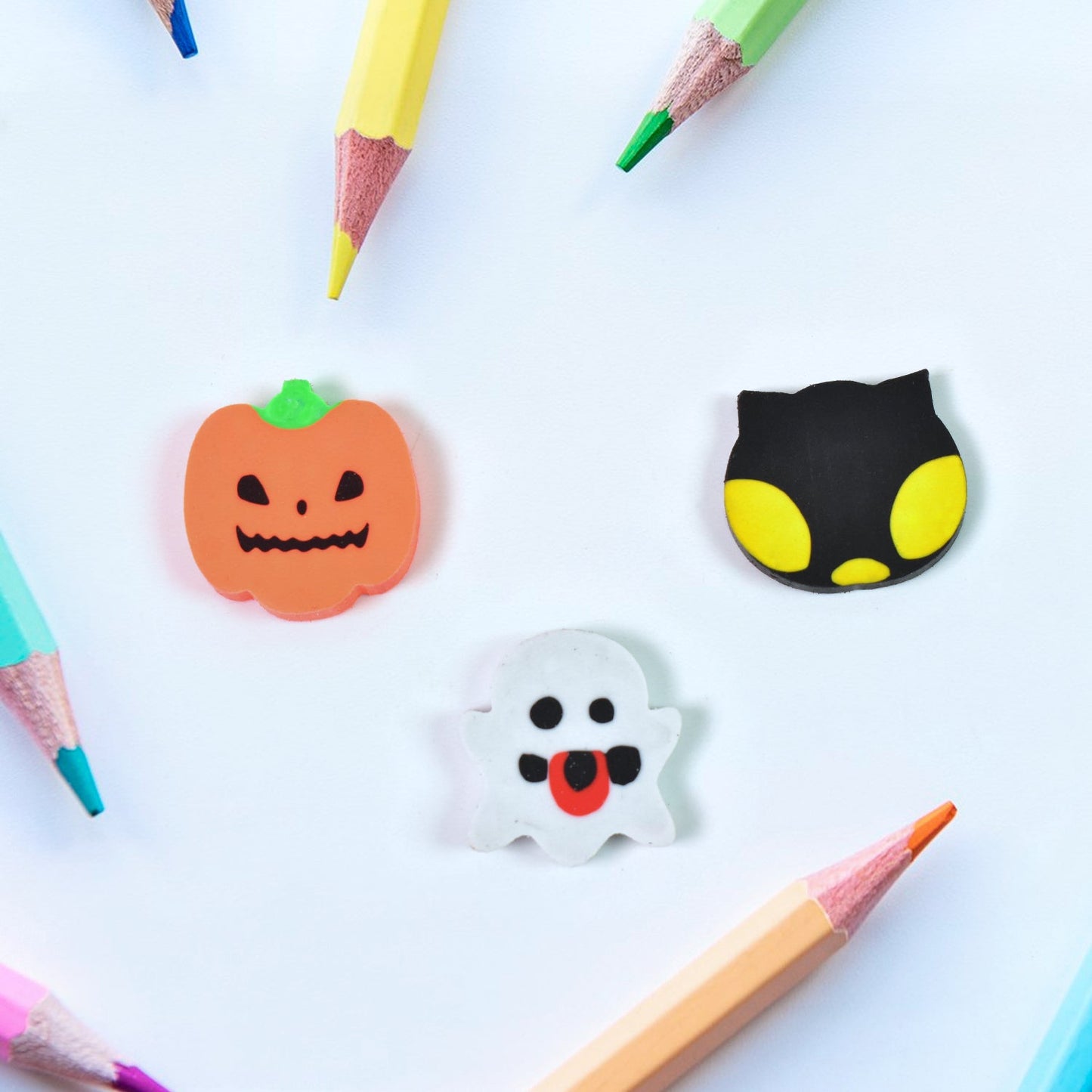 Cartoon Shape Eraser Rubber (1 Pc  Mix Colour  Design) Wukusy