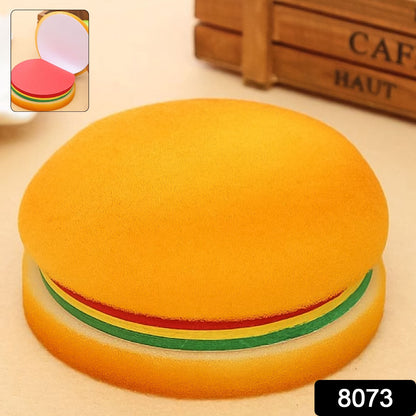 8073 Burger Shaped Notepad  Sticky Notes  Memo Pads Unique Mini Notes (Multicolor) Wukusy