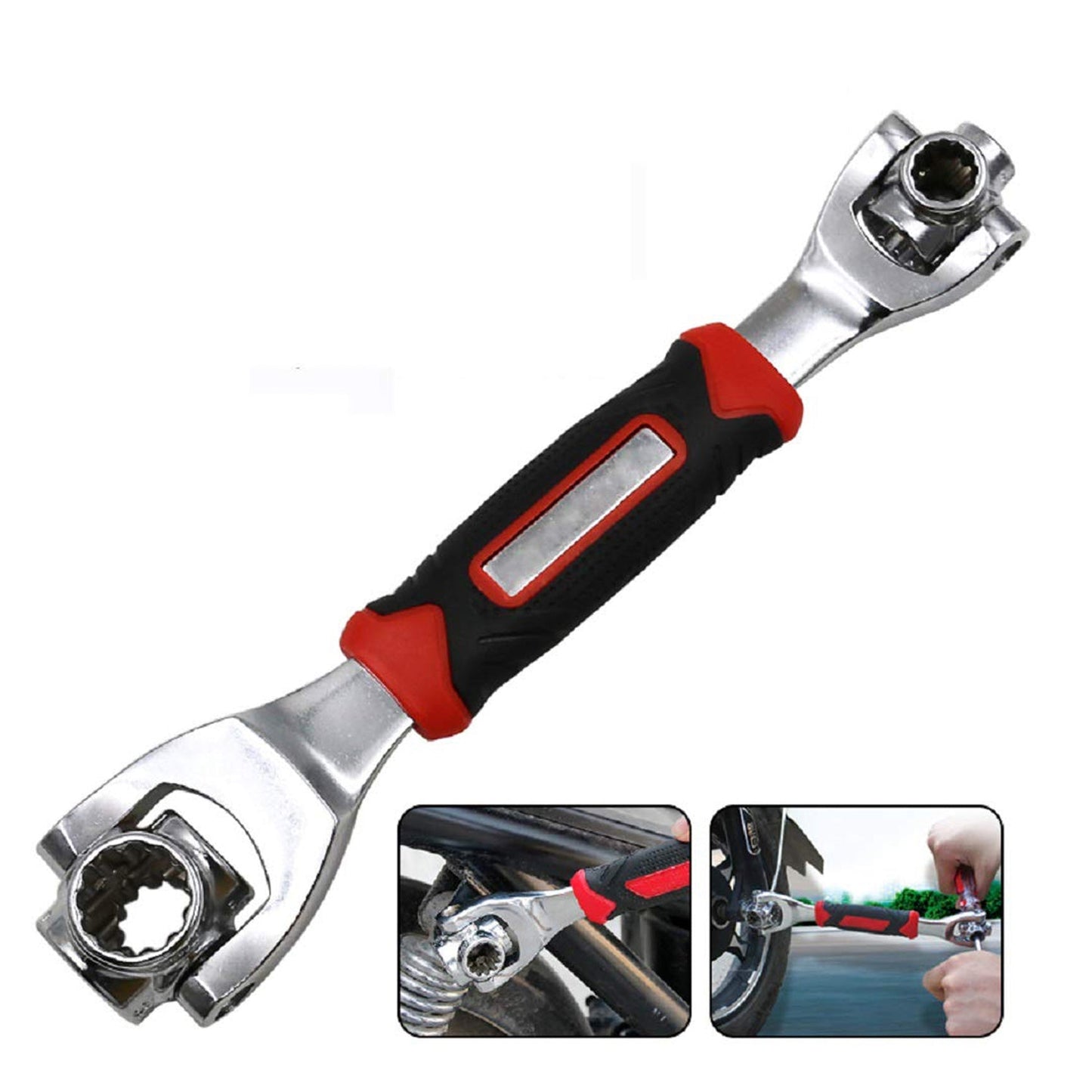 48 In 1 Wrench Swivel Head Multi Tool Spanner Tools Socket Works With Spline Bolts Multi Function Universal Furniture Car Repair Wukusy