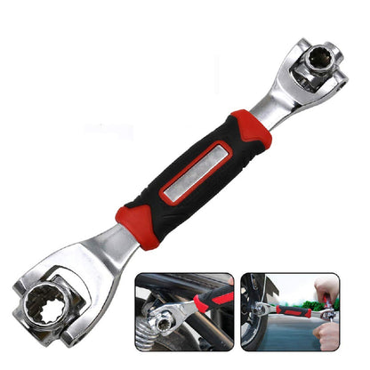 48 In 1 Wrench Swivel Head Multi Tool Spanner Tools Socket Works With Spline Bolts Multi Function Universal Furniture Car Repair Wukusy