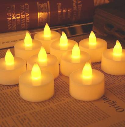 1222  Festival Decorative - Led Tealight Candles (White 24 Pcs) Wukusy