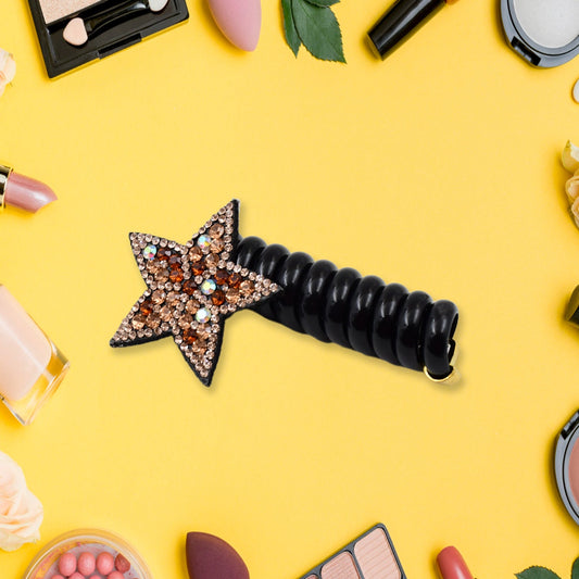 Colourful Telephone Wire Hairbands (1 Pc  Mix Design) Wukusy