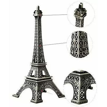4733 Antique Finish 3d Metal Paris Eiffel Tower Metal Craft Famous Landmark Building Metal Statue Cabinet Office Gifts Decorative Showpiece. Wukusy