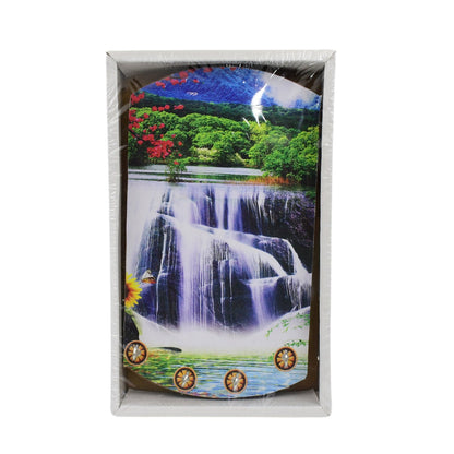 1583 Decorative Wooden Vertical Scenery With Hooks For Wall Hanging Wukusy