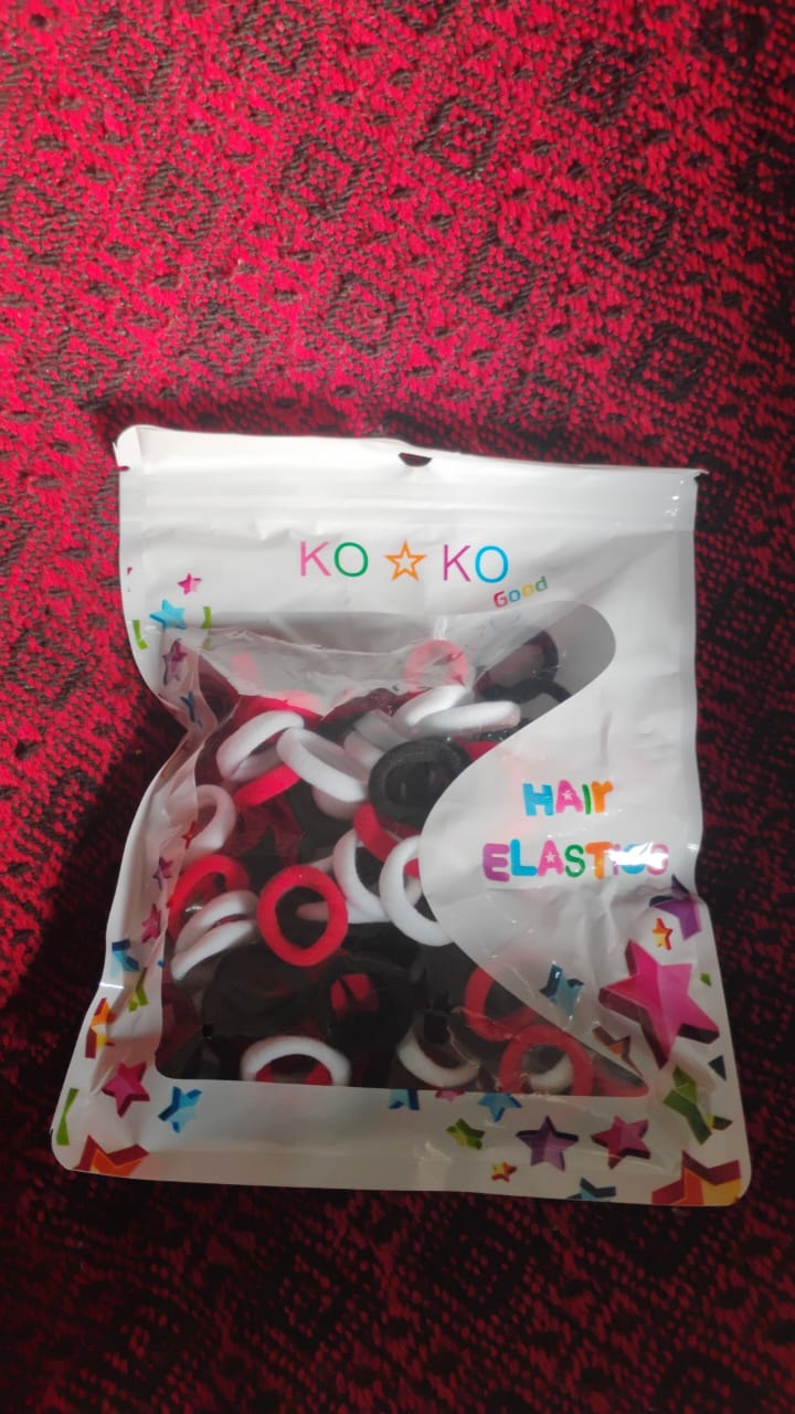 Small Hairbands Bands For Hair Rubber Bands (Pack Of 50  Multicolour) Wukusy