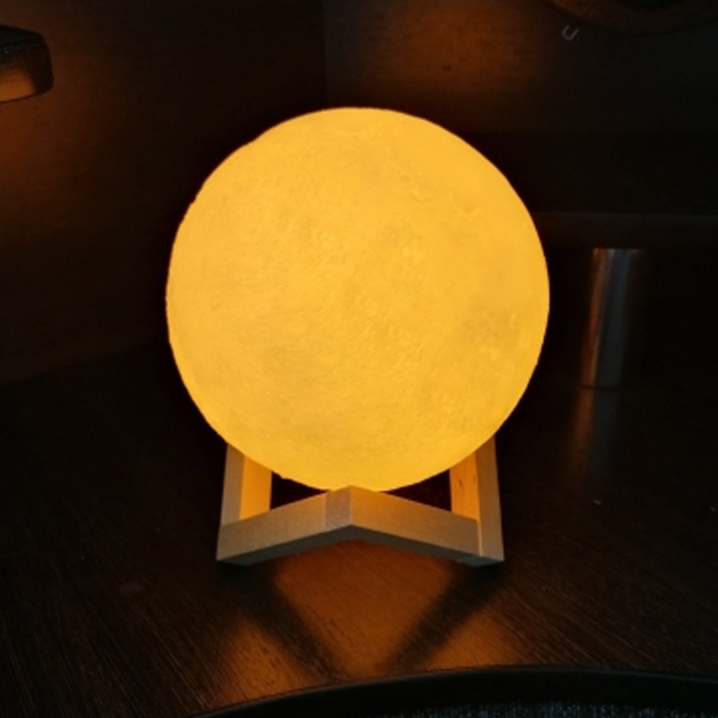 6031 3d Power Moon Lamp With Touch Control Adjust Brightness Wukusy