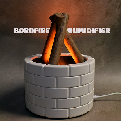Bonfire Shaped Diffuser Essential Oil Diffuser Multi Function Flame Oil Diffuser (1 Pc) Wukusy