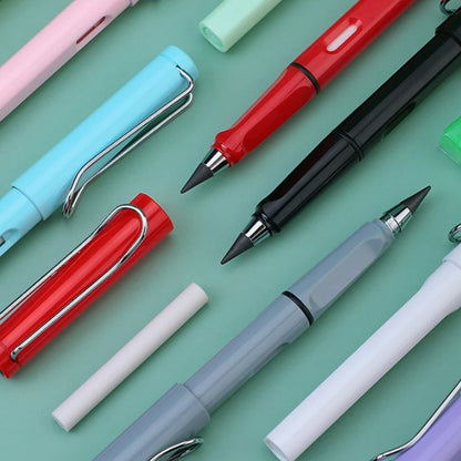 8868 2 In1 Everlasting Pencil Replaceable Head With Eraser Inkless Pencils Eternal Infinite Pencil Portable Everlasting Pencil Reusable Erasable Magic Pencils For Kids Painting Stationary Set (1 Pc) Wukusy