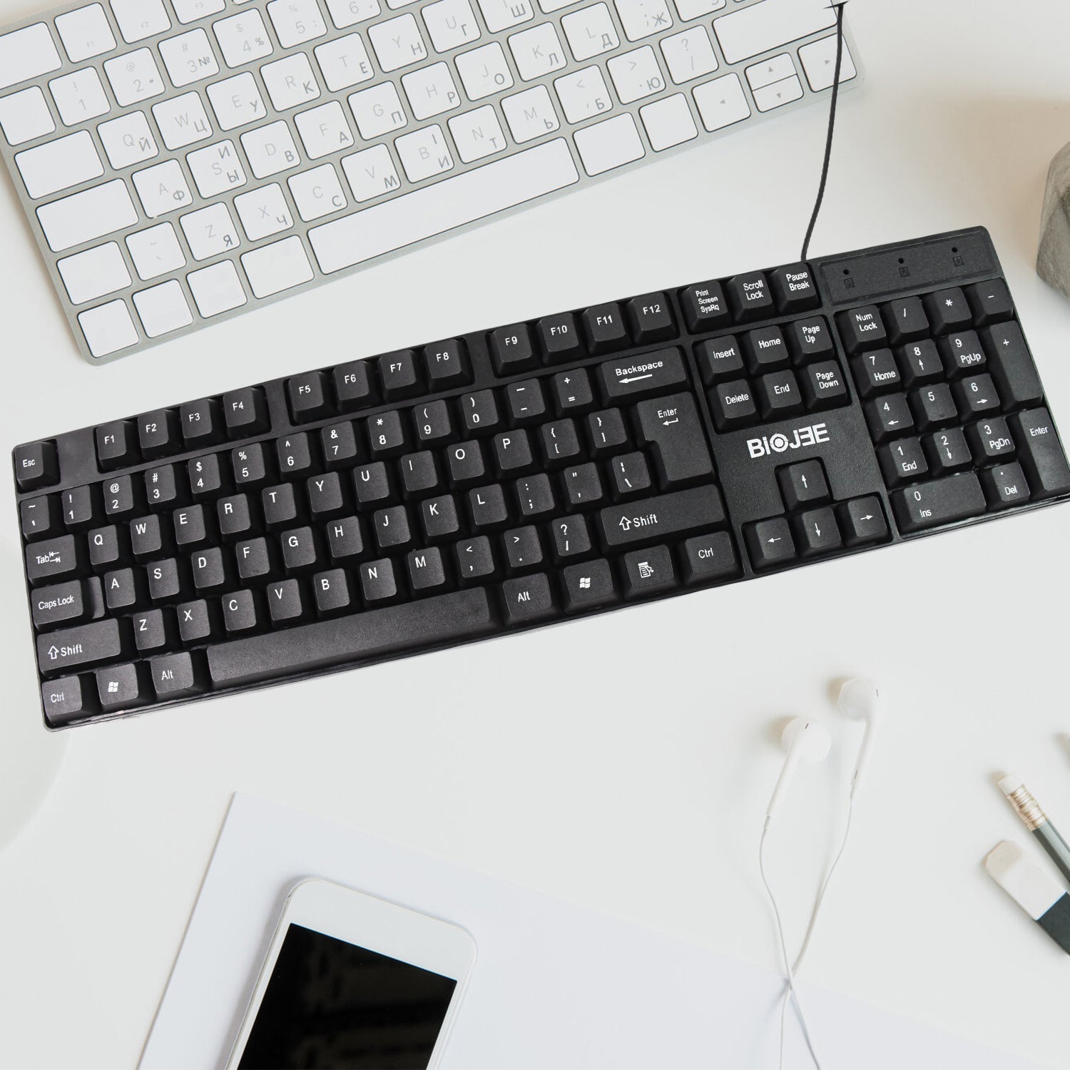 Wired Usb Keyboard 104 Keys (1 Pc) Wukusy