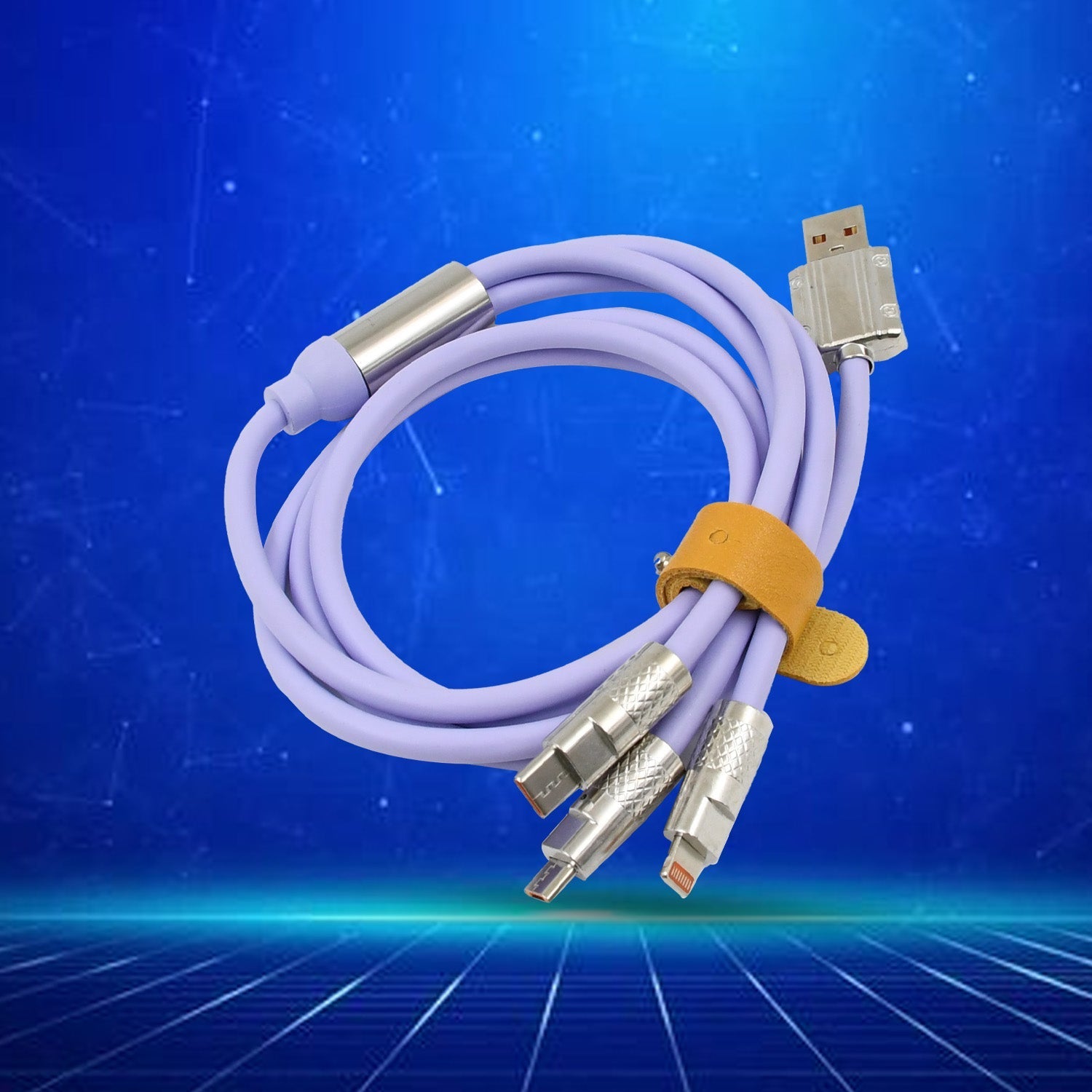 3 In 1 Multi Super Fast Charging Cable (1 Pc) Wukusy