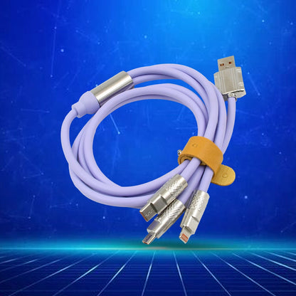 3 In 1 Multi Super Fast Charging Cable (1 Pc) Wukusy