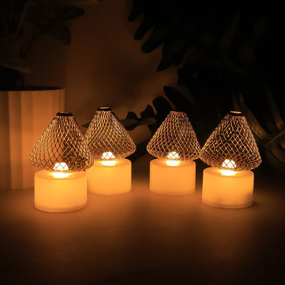 Premium Led Flameless Candle Lights (4 Pc  Set)