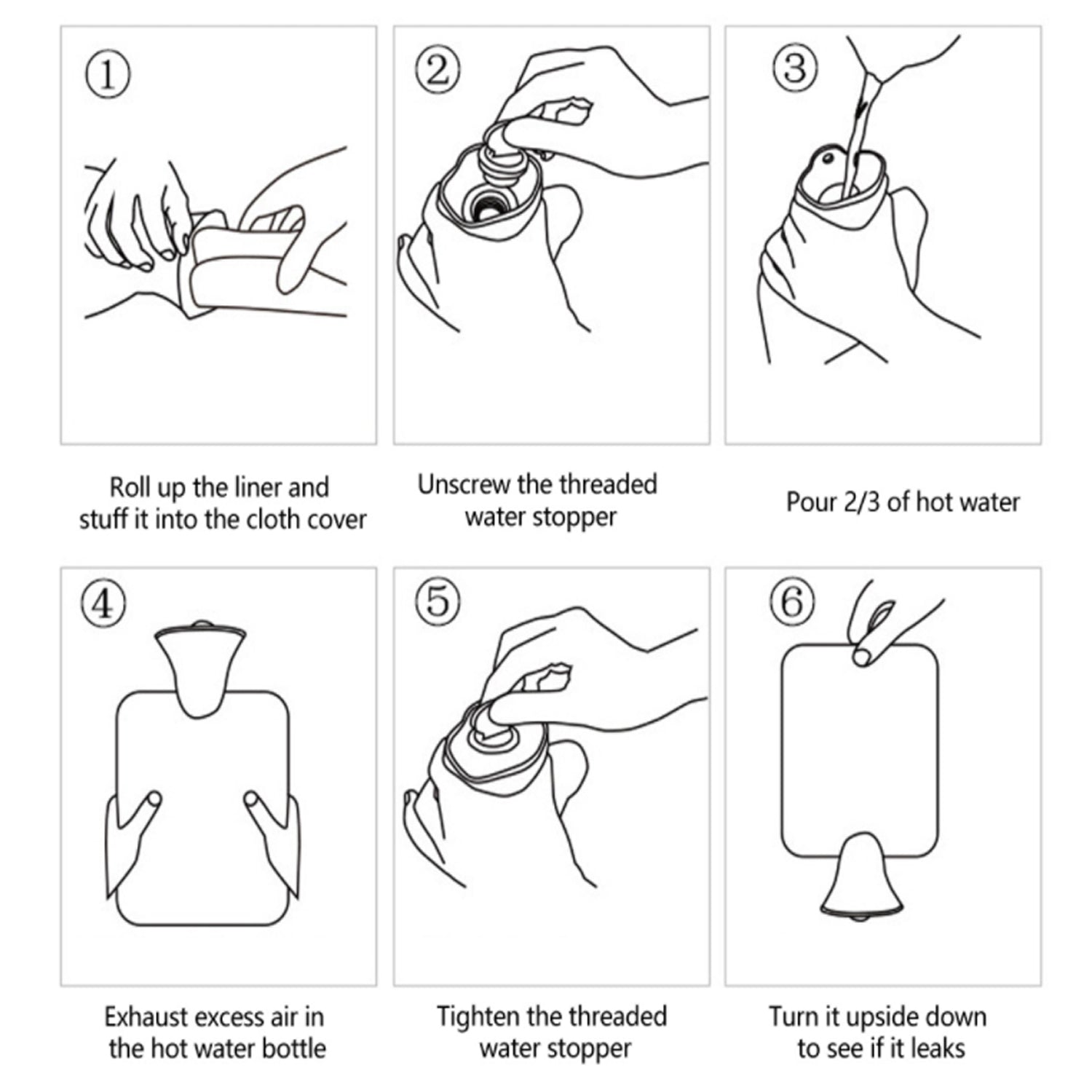 Mix Design Printed Small Hot Water Bag  For Pain Relief Neck Shoulder Pain And Hand Feet Warmer Menstrual Cramps Hot And Cold Therapy Leak Proof Pad (1 Pc) Wukusy