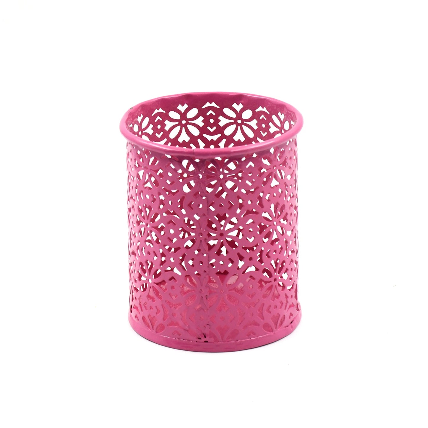 Pen Holder Office Desk Metal Mesh Pen Stand (1 Pc) Wukusy