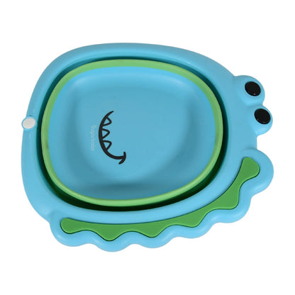 Frog Shape Wash Basin Space Saving Multi Function Foldable Baby Wash Basin Easy Clean Lightweight Thicken For Washing Face For Home (3331cm  1 Pc) Wukusy