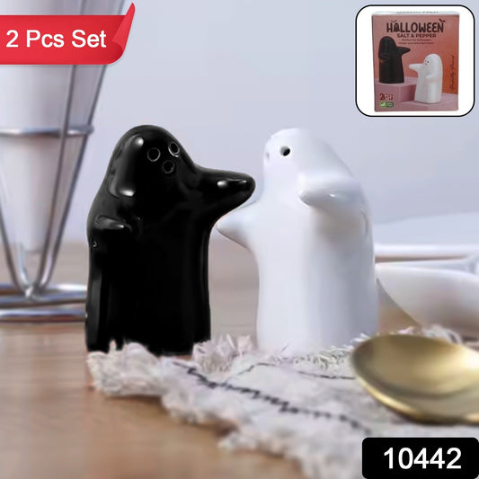 Ceramic Salt And Pepper Seasoning And Spice Shakers Cute (2 Pcs Set) Wukusy