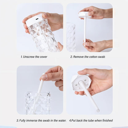 Humidifier With Led Light Approx 400ml Wukusy