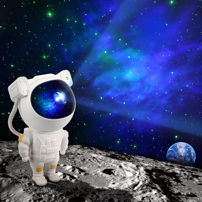 AstroLight - Astronaut Galaxy Projector Night Lamp Bedroom Kids Projector Remote Wukusy