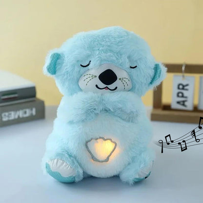 SnuggleBear - Soft Plush Musical Teddy Bear Toy With Led Light Wukusy