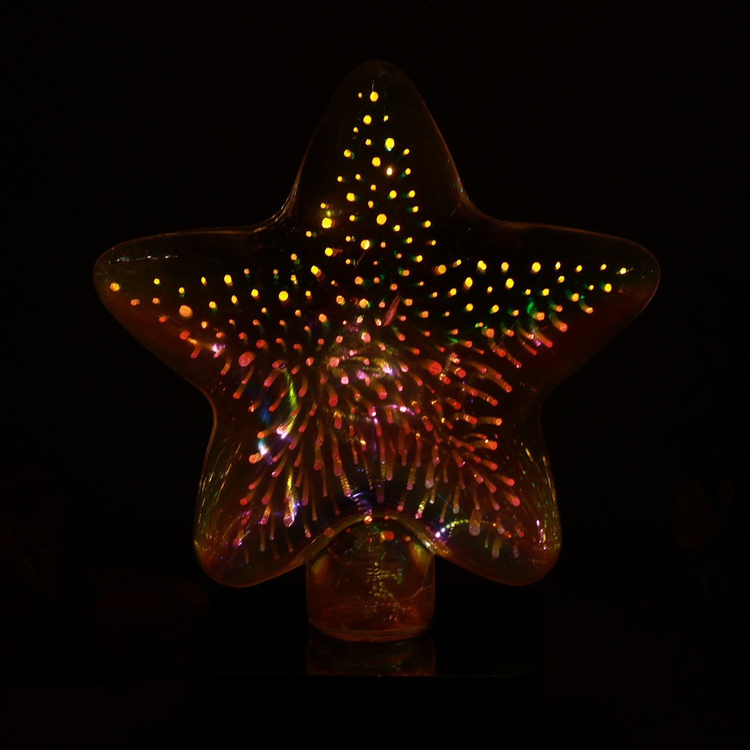 Star-shaped 3d Illusion Decorative Led Night Lamp (1 Pc) Wukusy