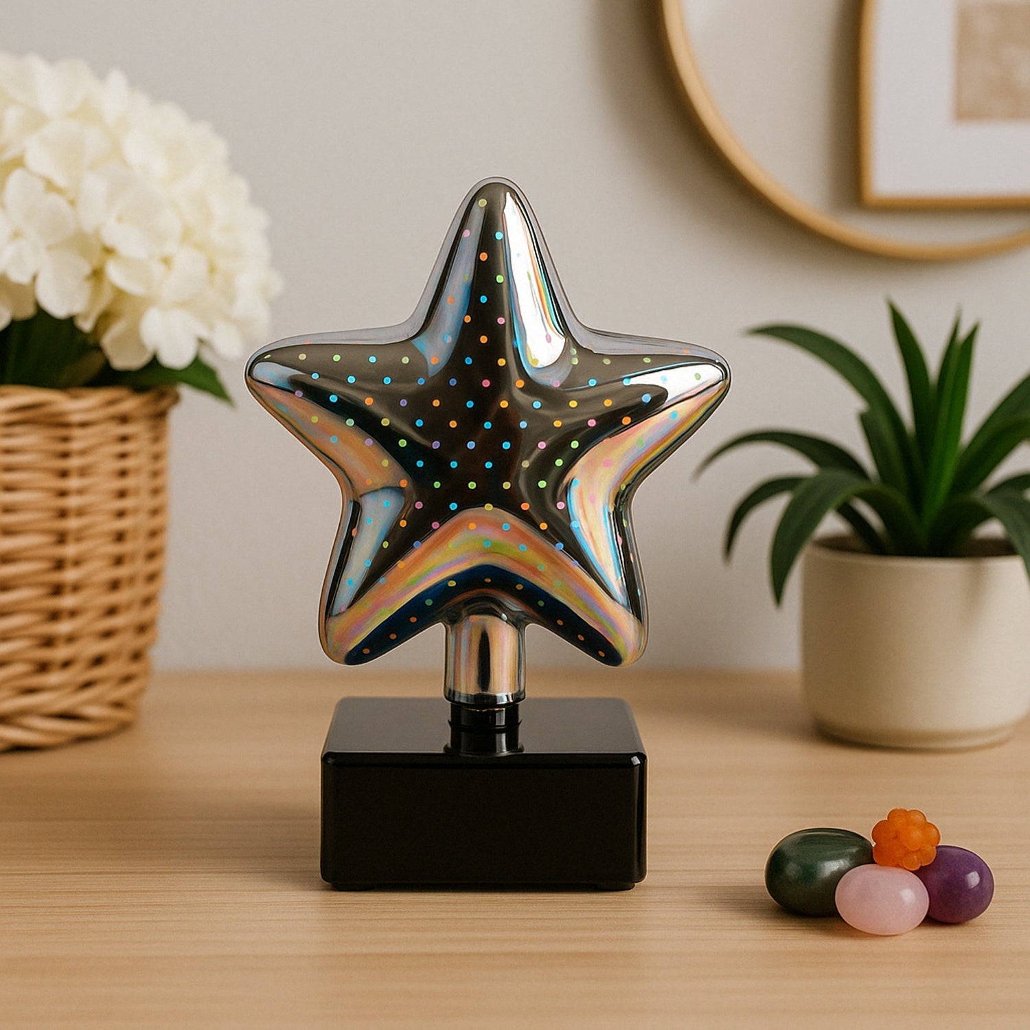 Star-shaped 3d Illusion Decorative Led Night Lamp (1 Pc) Wukusy