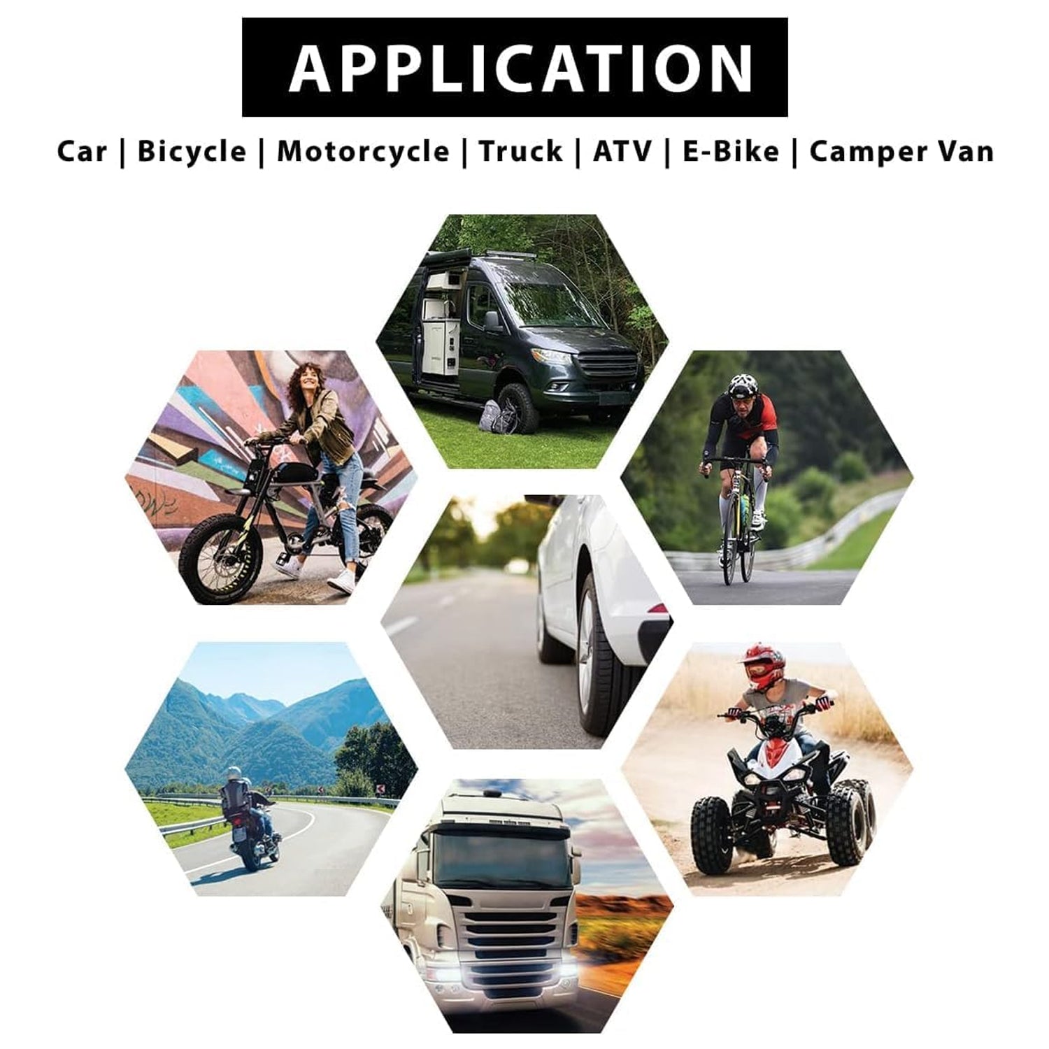 Tire Repair Rubber Nail Car Tire Repair Nails Tire Repair Rubber Screws Black (10 Pcs Set) Wukusy