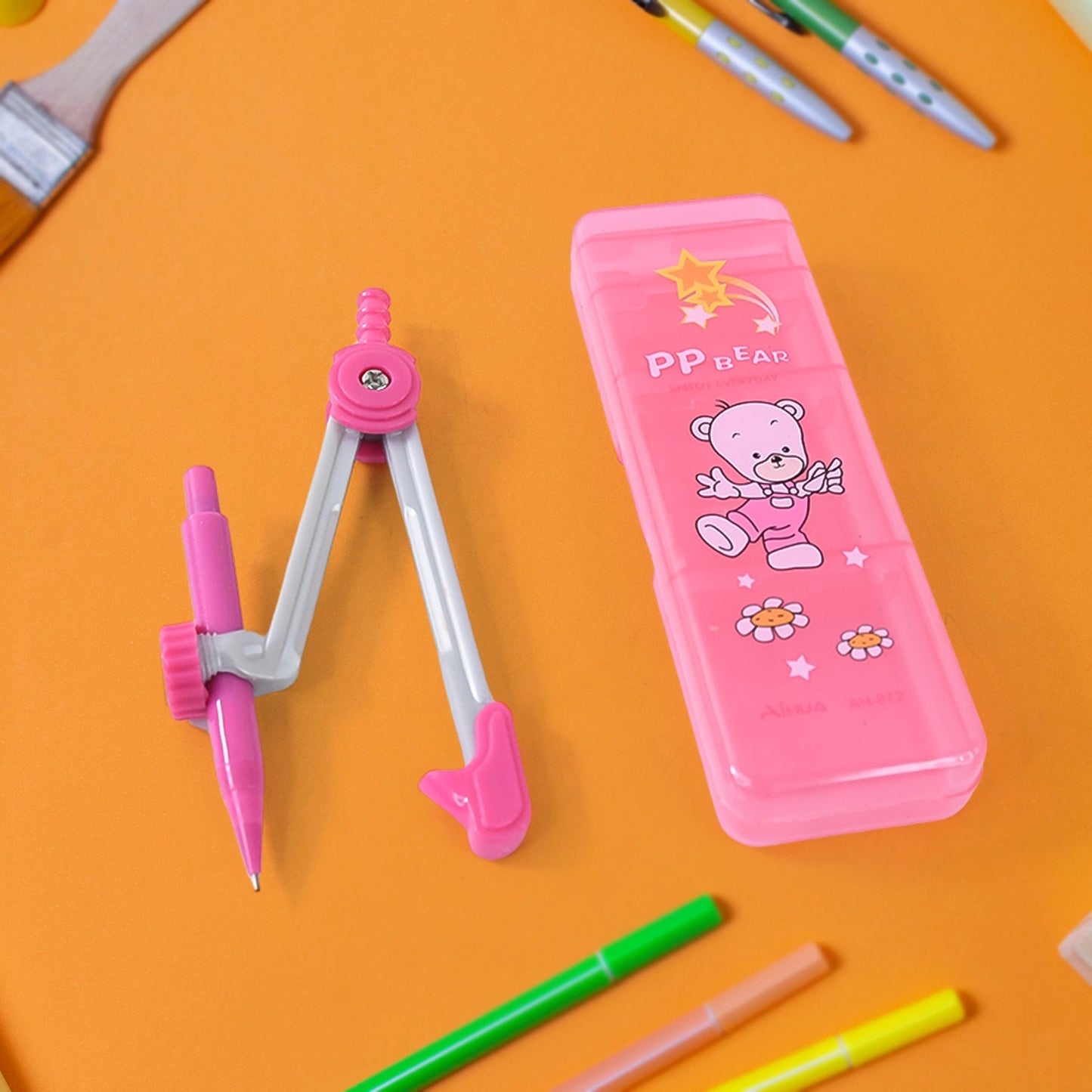 Geometry Compass Set For Kids (3 In 1  1 Set) Wukusy