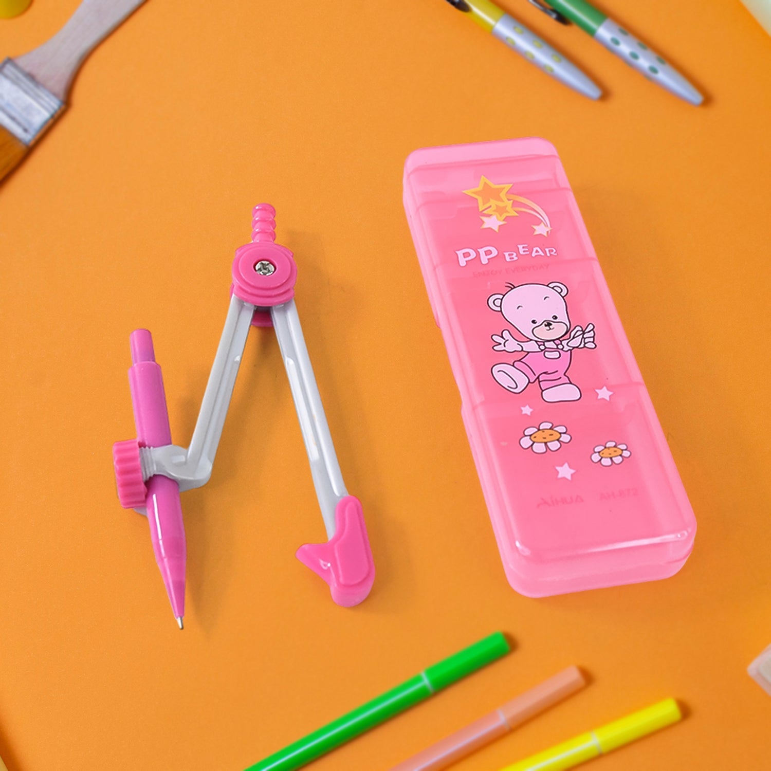 Geometry Compass Set For Kids (3 In 1  1 Set) Wukusy