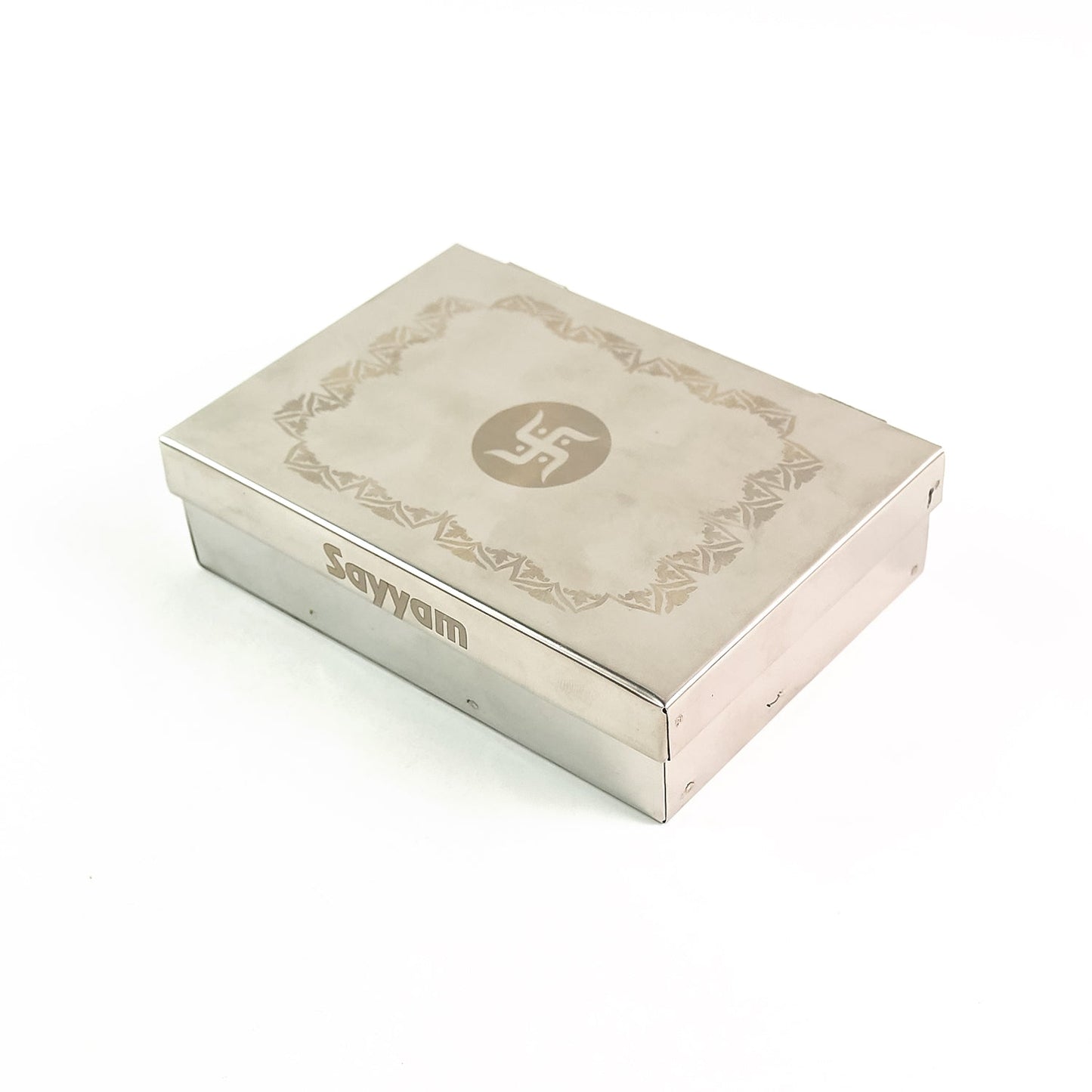 Multipurpose Premium Stainless Steel Jewelry Storage Organizer Box With 6 Compartments (1 Pc) Wukusy