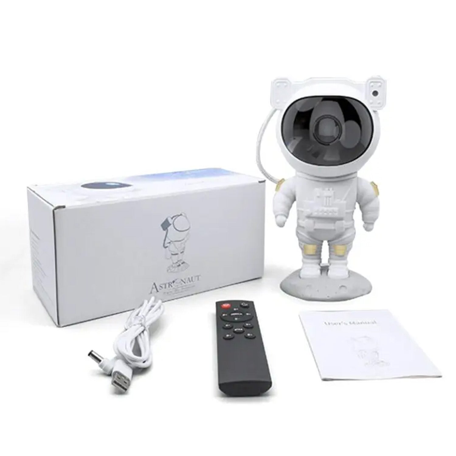 AstroLight - Astronaut Galaxy Projector Night Lamp Bedroom Kids Projector Remote Wukusy