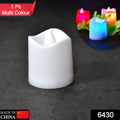 6430 1pc Festival Decorative - Led Tealight Candles  Battery Operated Candle Ideal For Party. Wukusy