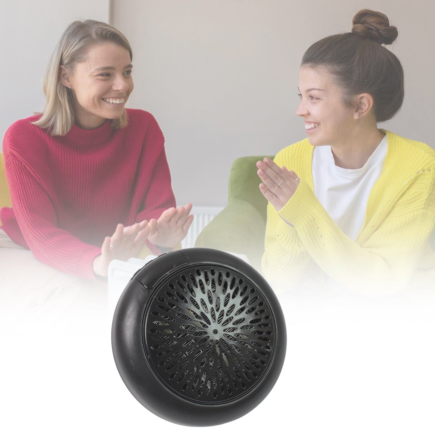 Room Heater For Home Office Camper Led Screen Portable Wall Heater (900w  1 Pc) Wukusy