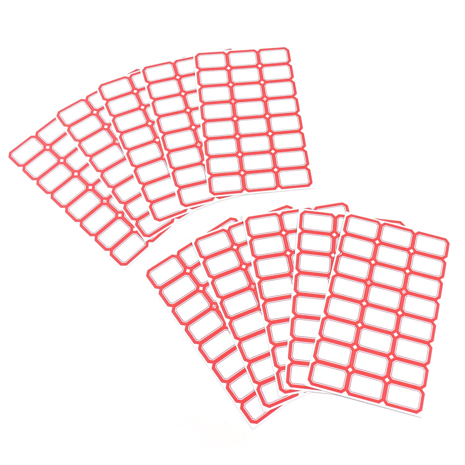 Multipurpose Blank Label Sticker Sheets Pack Of Sheets (10 Sheet Set) Wukusy