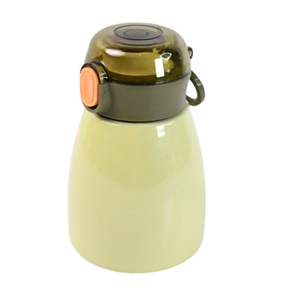 Vacuum Insulation Flask Bottle With Straw For Sports Adult Children (Approx 480ml) Wukusy