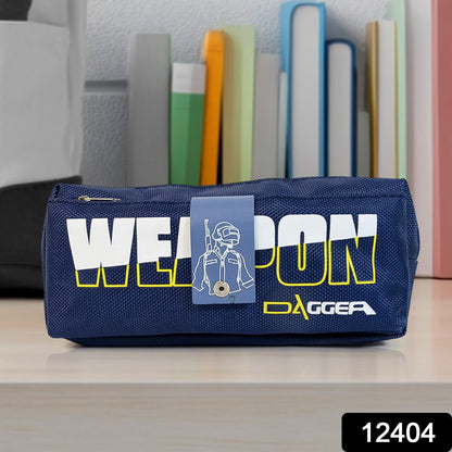 Pencil Pouch With Zipper 1 Pc  2 Compartment) Wukusy